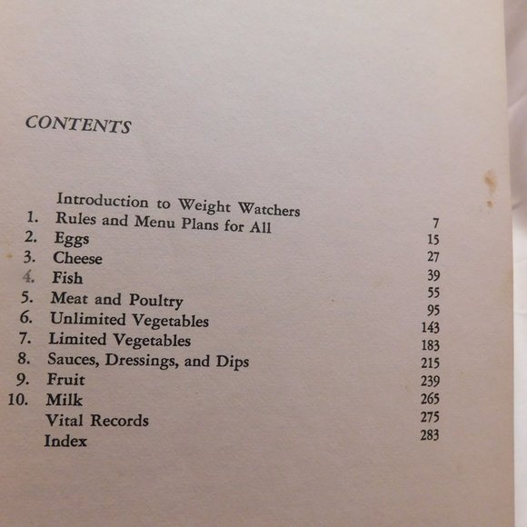 Vintage Weight Watchers Hardcover Cook Book 1966 - Picture 5 of 9